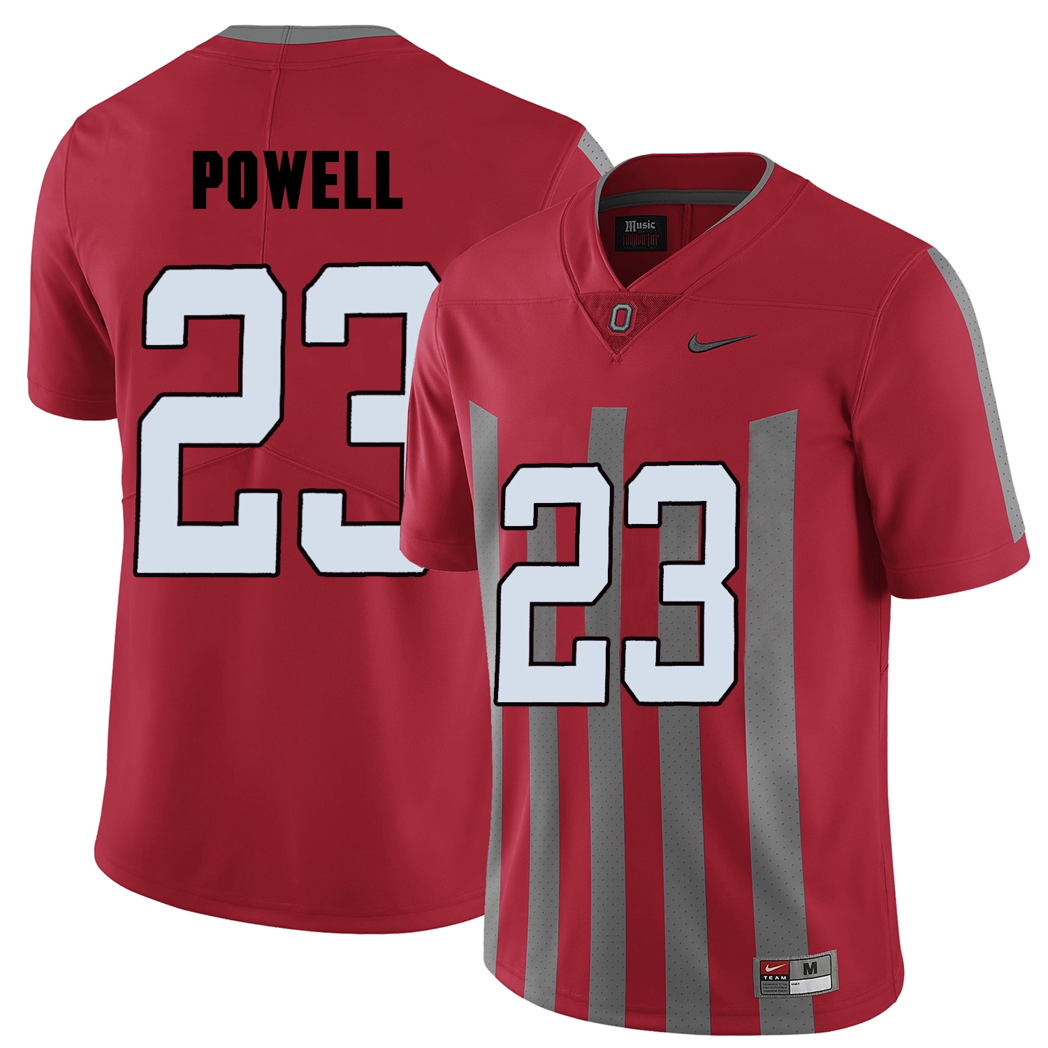 Ohio State Buckeyes Men's NCAA Tyvis Powell #23 Red Elite College Football Jersey FMW1349NS